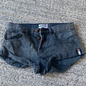 One Teaspoon shorts size 24 black
